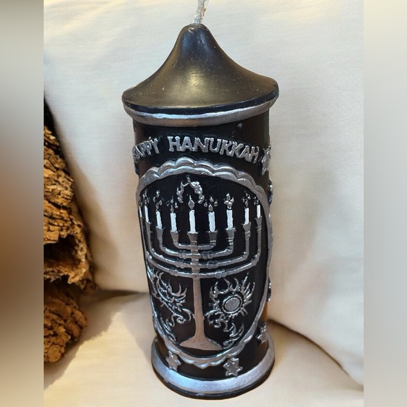 Chanukah Candle With Star Of David & Menorah NWT - Picture 4 of 5